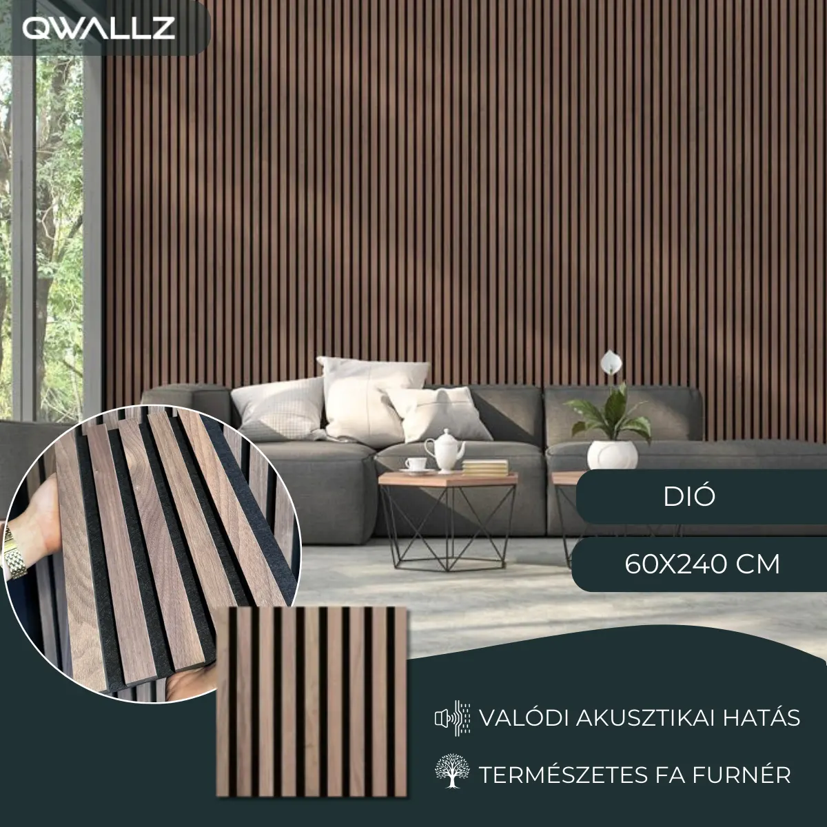 Qwallz termékkép Dió 240