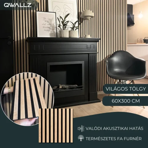 Qwallz termékkép Világos tölgy 300