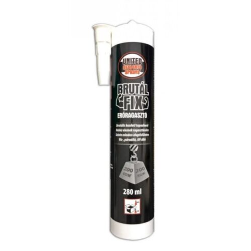 United Sealants Brutál Fix erőragasztó, falpanel ragasztó 280ml
