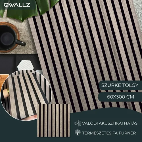 Qwallz termékkép Szürke tölgy 300
