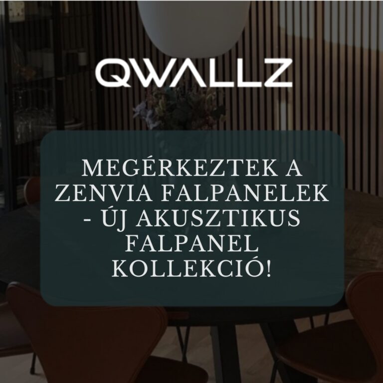 Megérkeztek a Zenvia falpanelek - új akusztikus falpanel kollekció