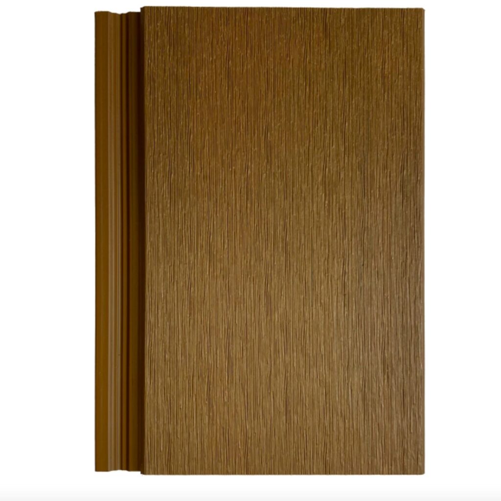 Carlos Diófa kültéri WPC falburkolat panel elölnézet