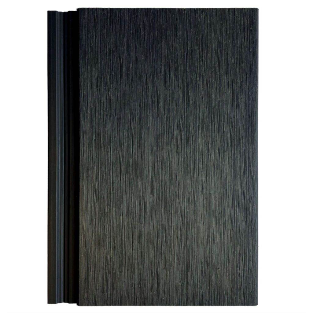 Carlos Ezüstszürke kültéri WPC falburkolat panel elölnézet