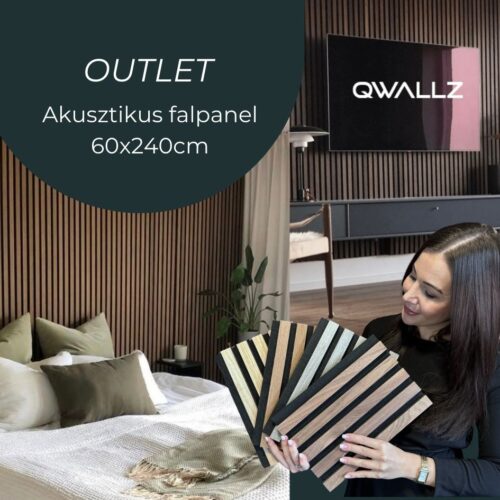 Outlet, akciós akusztikus falpanel 240cm