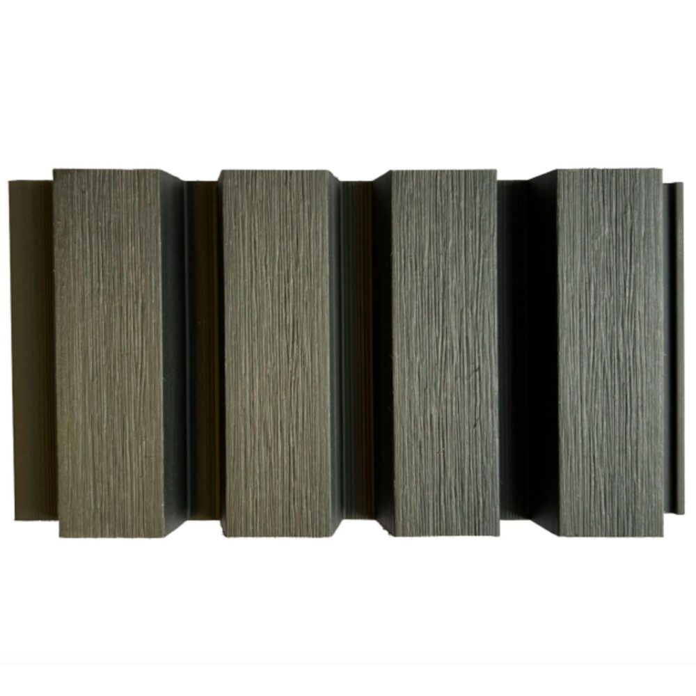 Leo Ezüstszürke WPC falburkolat - felső nézetből