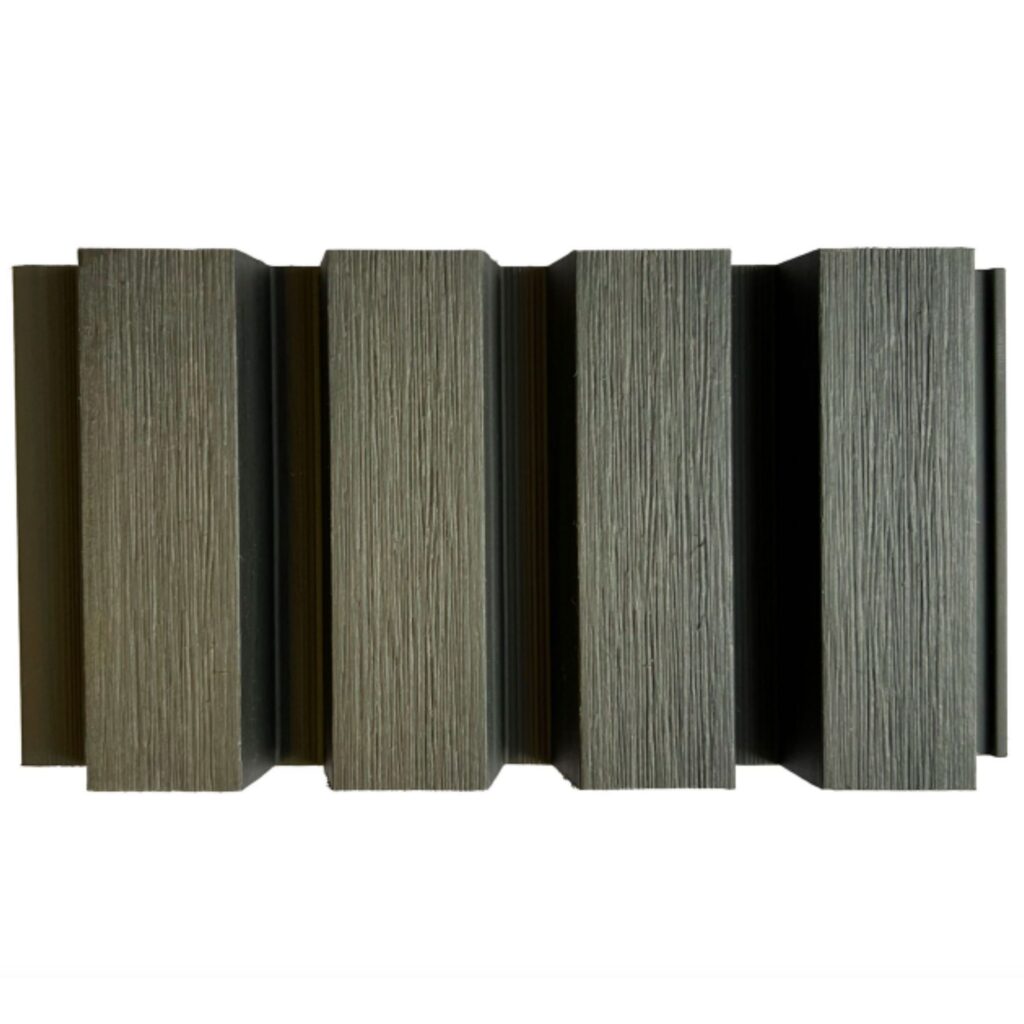 Leo Ezüstszürke WPC falburkolat - felső nézetből