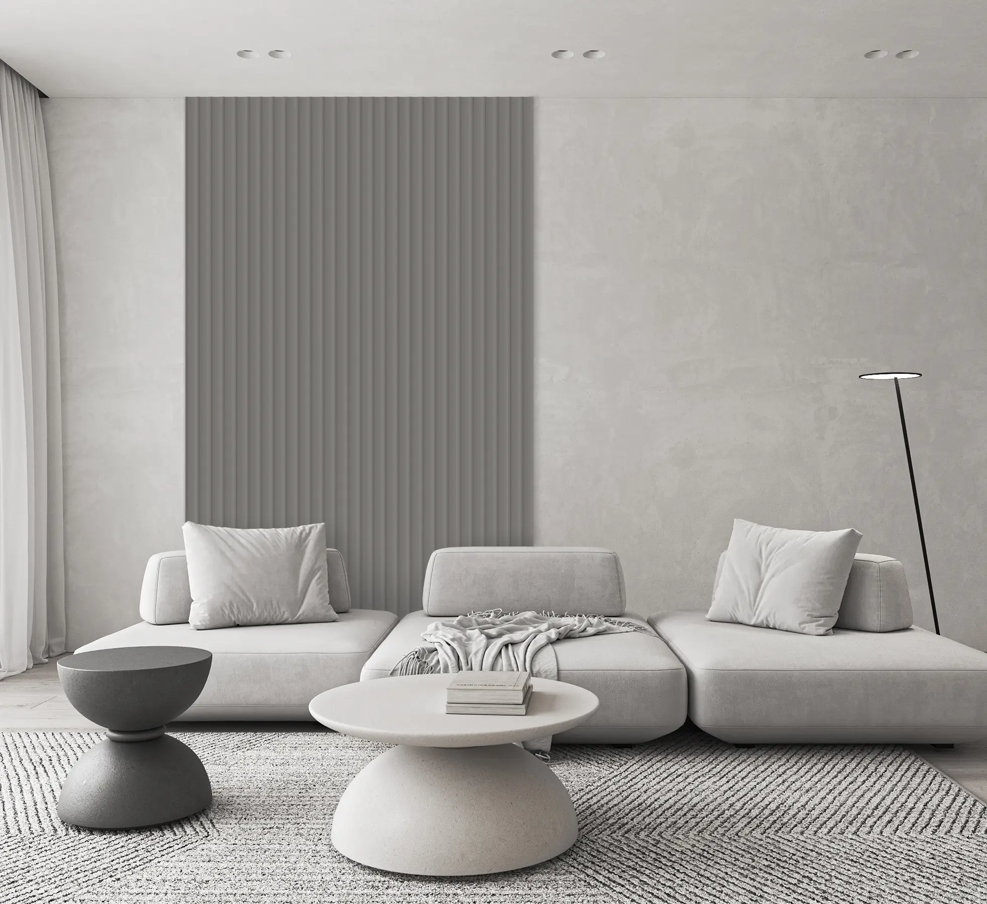 Lamelio Velutto misty grey Falpanel