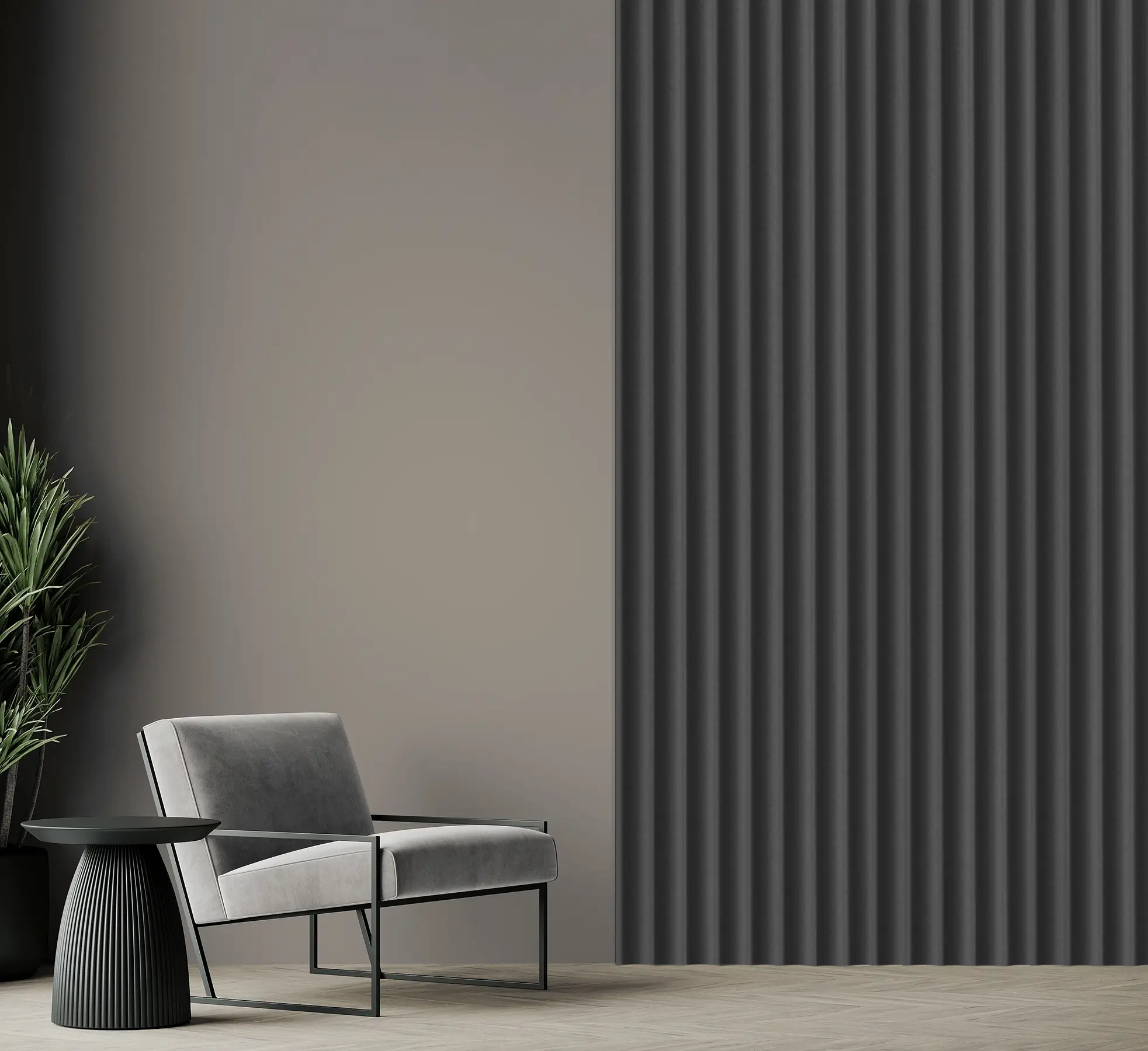 Lamelio Velutto shadov grey Falpanel